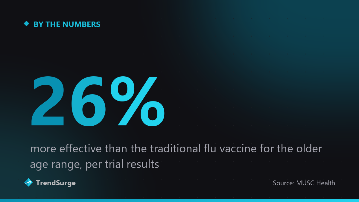 Moderna's mFLUSIVA was 26% more effective than the traditional flu vaccine for older adults in trial results